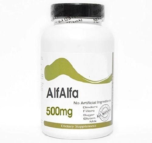 100% Natural Food Supplement Alfalfa Capsules