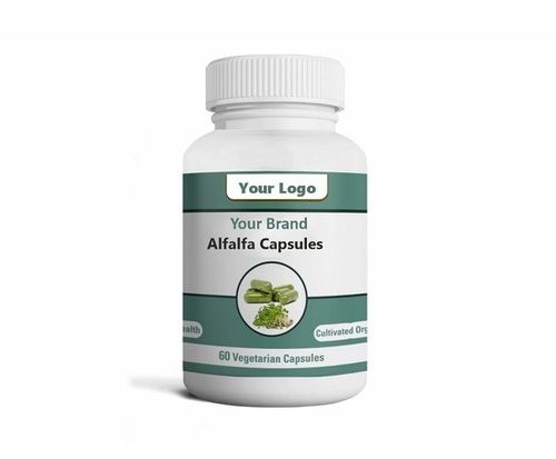 100% Natural Food Supplement Alfalfa Capsules