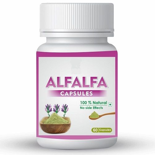 Alfalfa Capsules Herbal Food Supplement