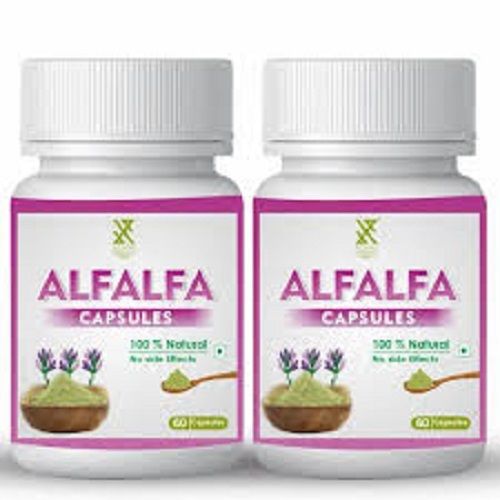 Herbal Alfalfa Grass Capsules - 100% Organic, 60 Vegetarian Capsules | Bone and Joint Support, Pain Relief, Immunity Boost, and Blood Purification