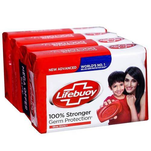 Red Bar Rectangle Lifebuoy Soap