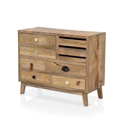 Mango Wooden Side Board with 6 Drawers