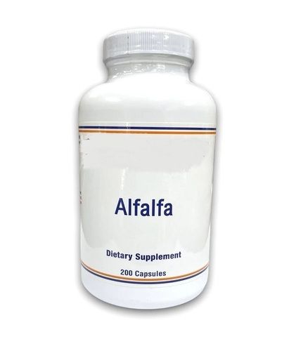 Natural Food Supplement Alfalfa Capsules