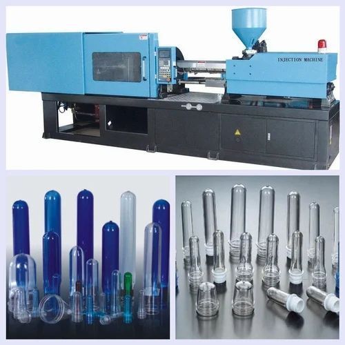 Plastic Injection Moulding Machine - 400 Capacity, High Efficiency, Black and Sky Blue | Smooth Functioning, User Friendly, Low Noise, Timely Delivery, Quality Tested