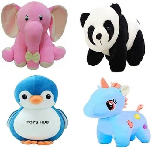 Soft Fabric And Fur Lightweight Cute Soft Toys For 2 To 6 Years Babies 