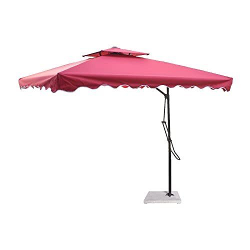 Foldable And Waterproof Polyester Fabric Garden Umbrellas