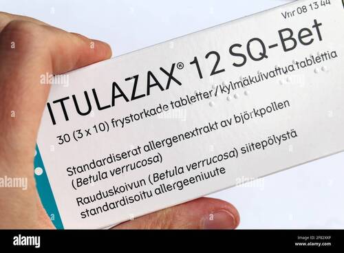 Itulazax 12SQ-Bet Tablets 30 for white birch pollen allergen