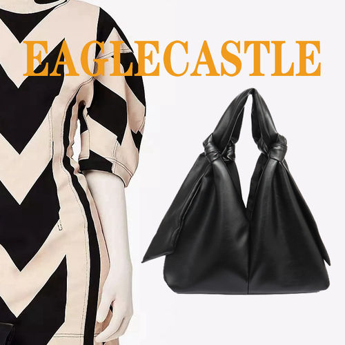 As Photo Pure Black Classic Knotted Tote Bag