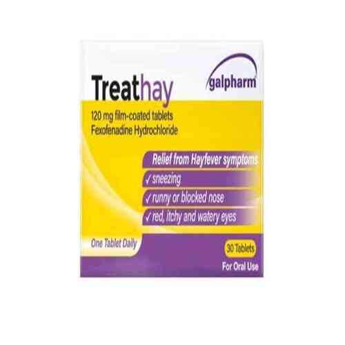 Treathay Fexofenadine Hydrochloride 120mg Tablets