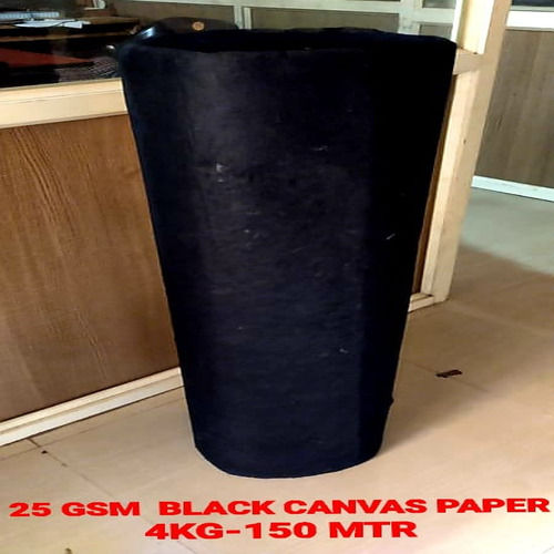 Black Canvas Paper