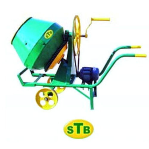 Green Electric Mini Concrete Mixer Machine