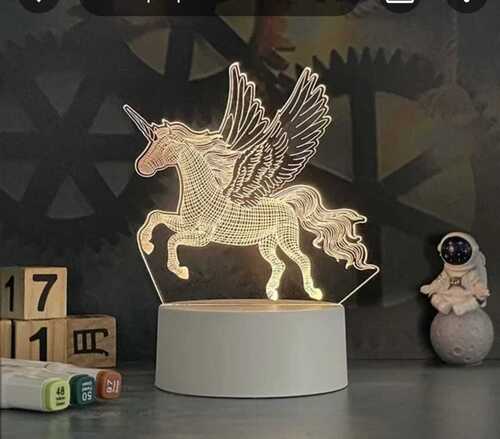 Lighting Flying Pegasus Horse Statue