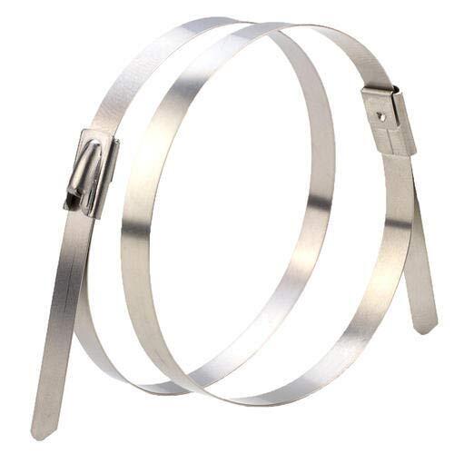 Polished Finish Corrosion Resistant Stainless Steel Cable Tie For Industrial