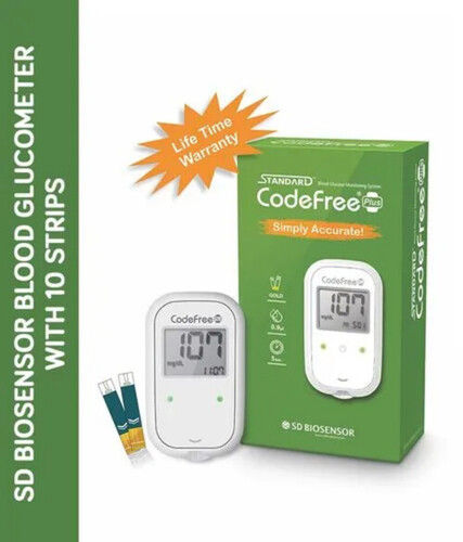 SD Biosensor Blood Digital Glucometer With 10 Strips