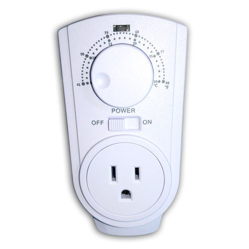 Shocked Proof Heater Plug In Thermostat Temperature Controller