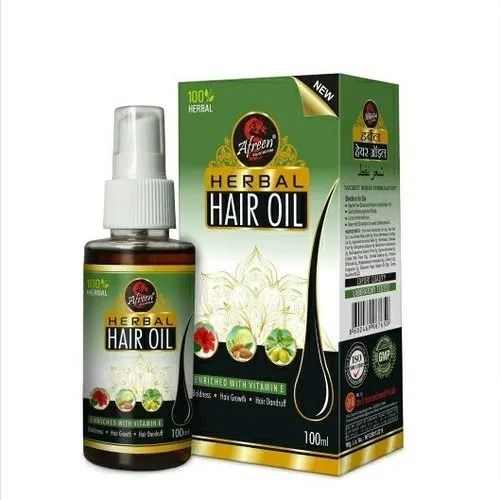 Herbal Hair Oil - Medicated, Non-Organic Formula for Unisex | High Purity, Easy To Use, Very Effective, Unmatched Quality, Excellent Properties, Precisely Processed