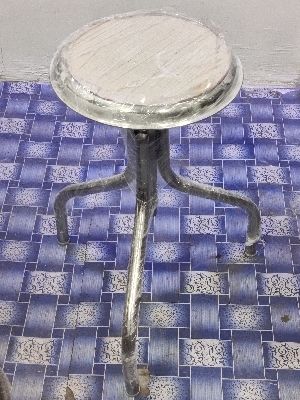 Height Adjustable Round Stainless Steel Stool