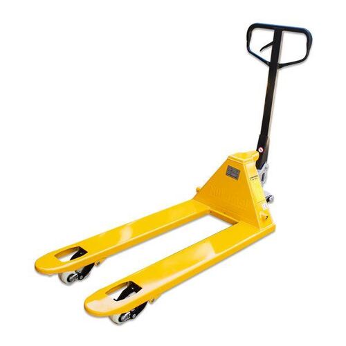 Portable And Moveable Color Coated Three Wheeler Manual Hand Pallet Truck