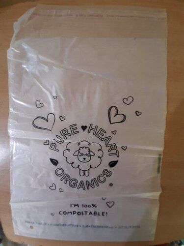 100 Percent Compostable Biodegradable Plastic Bag