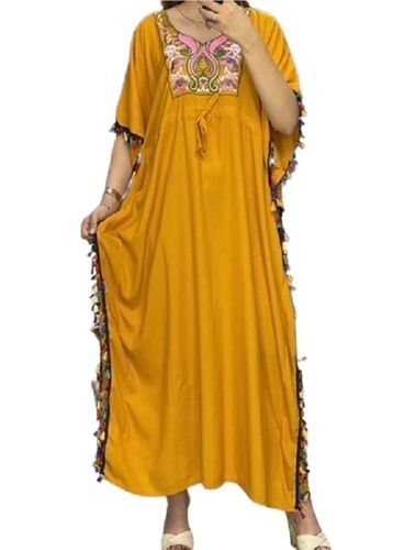 Buy Ukal Women Kaftan Maxi Nightgown Cover Up Swimsuit Nighty Plus Size  Beach Dress Online at Best Prices in India - JioMart.