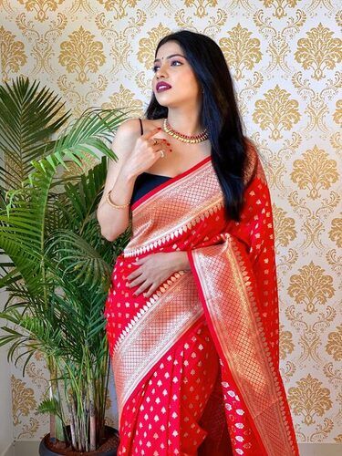 Bandhani Silk Saree For Party Wear