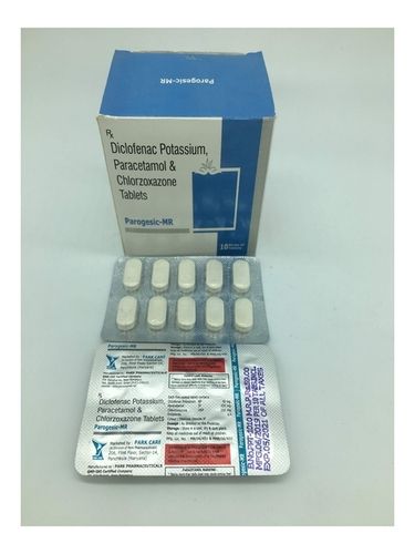 Diclofenac Potassium With Paracetamol and Chlorzoxazone Tablet