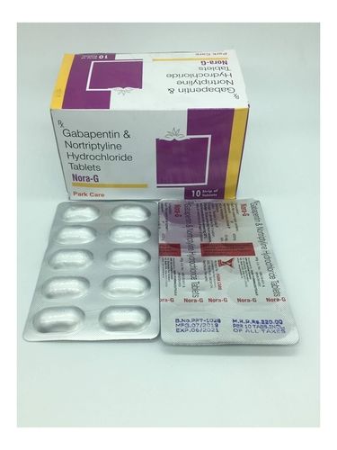 Nortriptyline With Gabapentin And Hydrochloride Tablet