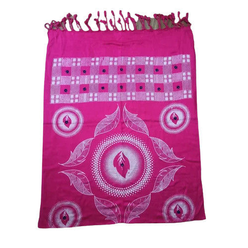 Printed Red Viscose Discharge Stole at Best Price in Barabanki