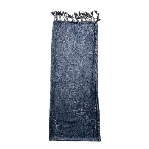 Plain Denim Party Wear Viscose Stole