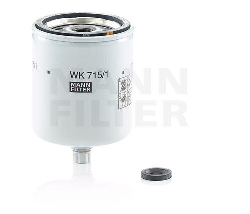 White Round Shape Mann Fuel Filter