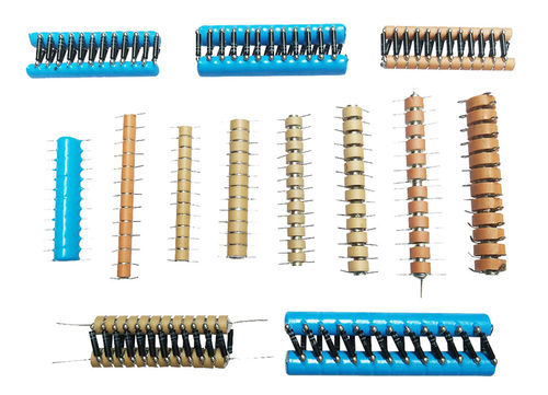 Spraying Gun Diodes Stack Ceramic Capacitor - Color: Blue And Brown