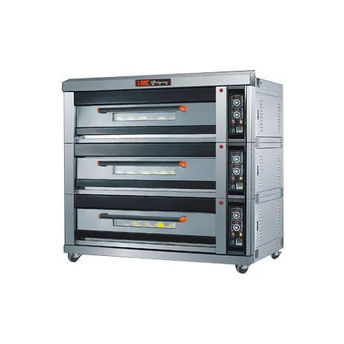 Stainless Steel Triple Deck Baking Oven