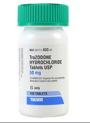  ट्रैज़ोडोन हाइड्रोक्लोराइड 50mg एंटी डिप्रेशन टैबलेट 