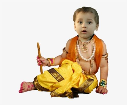 Kids Krishna Costume Fancy Dress