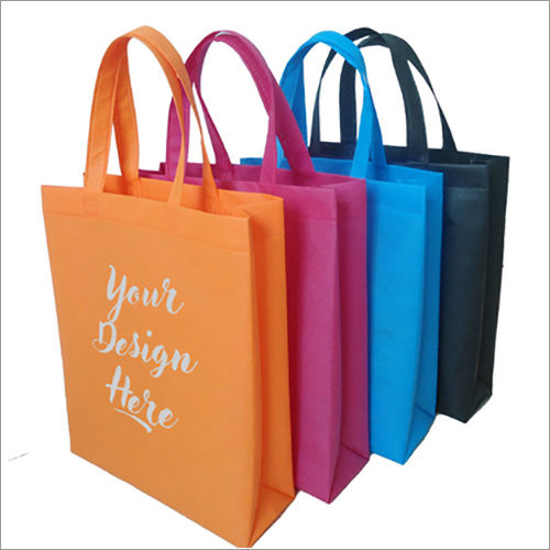 Plain Non Woven Bag With Loop Handle