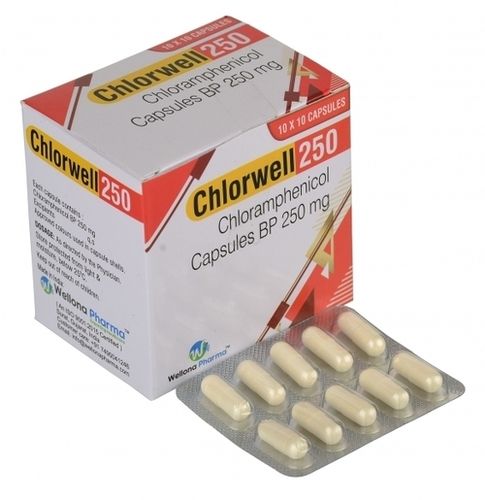 Chlorwell Chloromycetin 250mg Antibiotic Capsules