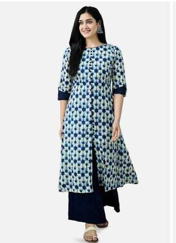 Comfortable And Washable Casual Wear Ladies Cotton Kurtis