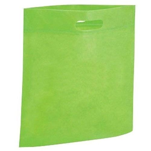 Eco Friendly Plain Green Non Woven Carry Bags