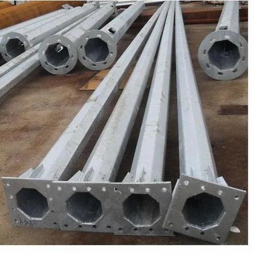 Galvanized Iron (GI) 6 Meter Street Light Pole