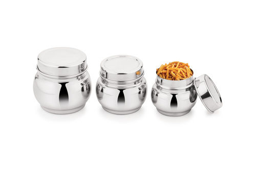 Mirror Finish Stainless Steel Turkey Canister