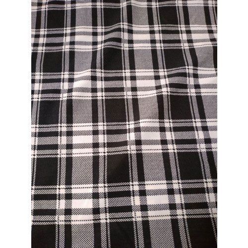 Normal Shine Skin-friendly Checked Duck Fabric For Making Garments