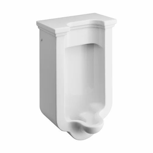 Plain White Wall Mounted Ceramic Urinal