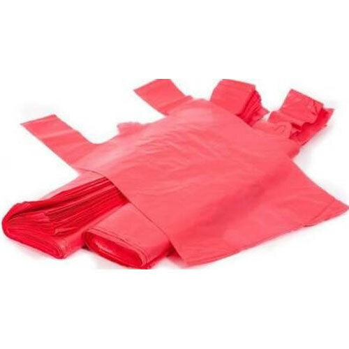 Plastic Red Carry Bag