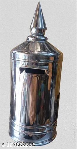 Polished Stainless Steel Temple Hundi