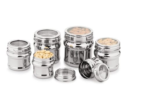 stainless steel canister set