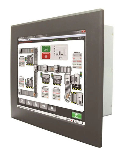 Wall Mounted Square Shape Electrical Hmi Touch Panel With Remote Access