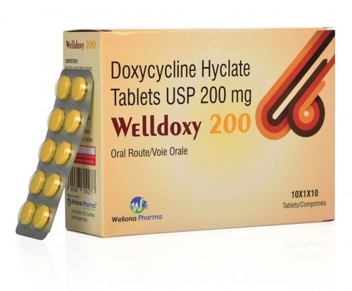 Welldoxy Doxycycline Hyclate Tablets 200mg at Best Price in Ottawa