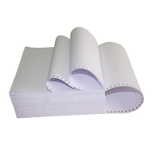 White Plain Soft Computer Paper