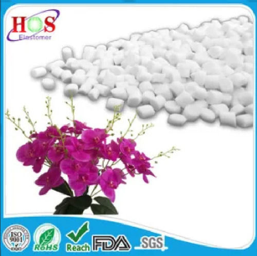 White TPE Material for Artificial Flower