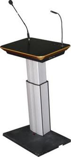 Handmade Wooden Podium With Motorized Adjustable Height (Sp-517)